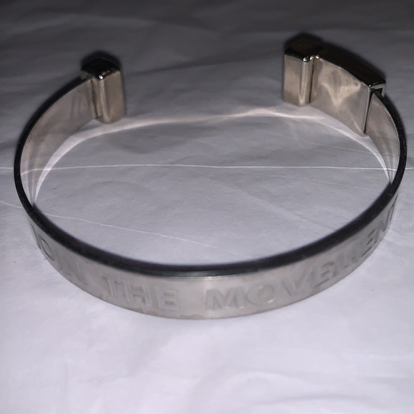 Join The Movement MS. Silver Tone Bracelet with Charm - Picture 2 of 3